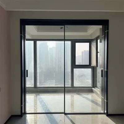 슬라이딩 유리 도어를 설치하는 방법